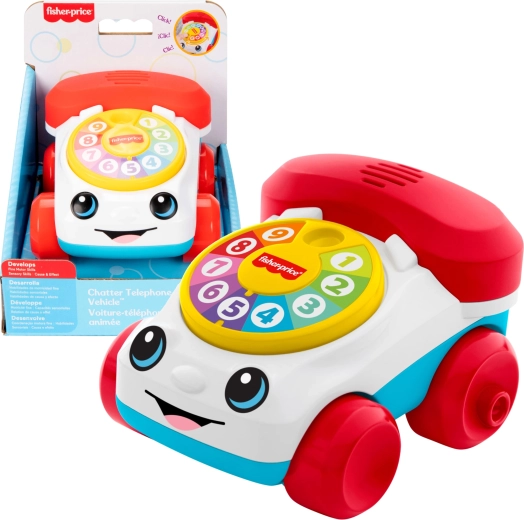 Fisher-Price Telefon-Auto für kleine Plaudertaschen