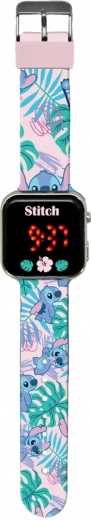 LED-Uhr mit Kalender Stitch