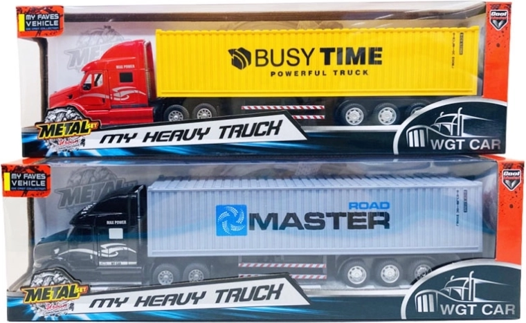 Metall-Lkw Mega Truck mit Auflieger