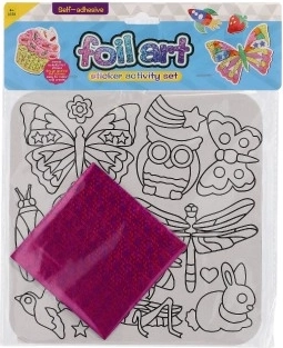 Glitzerndes Verzieren mit Folien
