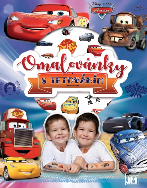 Malbuch mit Tattoos CARS – Autos