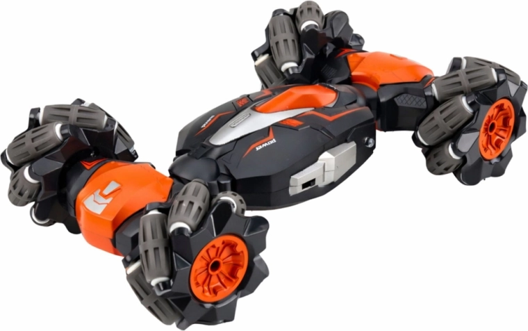 Omnidirektionale Räder für Seitendrift und 360°-Drehungen