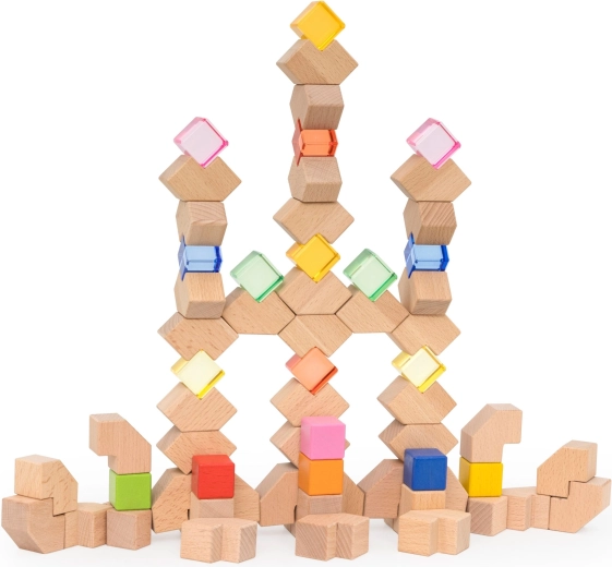 66 Teile für Mosaike und 3D-Bauten