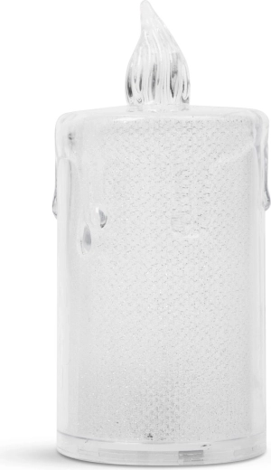 LED-Dekorationskerze mit warmweißem Licht