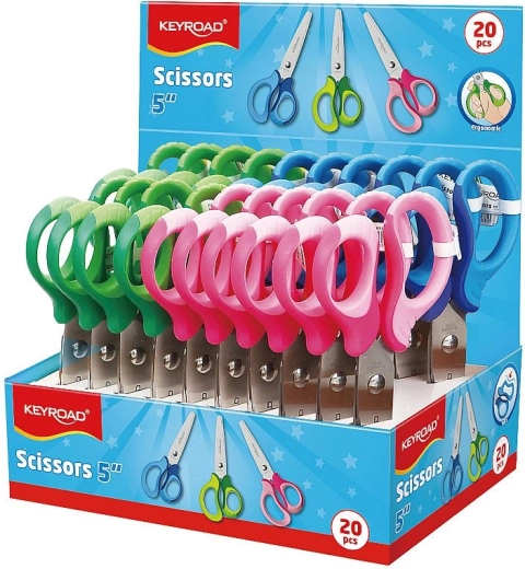 Kinderschere KEYROAD Soft 12,5 cm – 1 Stück