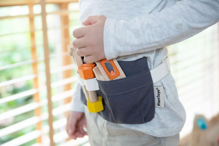 Tasche und Gürtel für kleine Heimwerker
