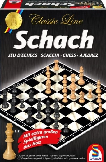 Schmidt Spiele Classic line Schach mit extra großen Figuren