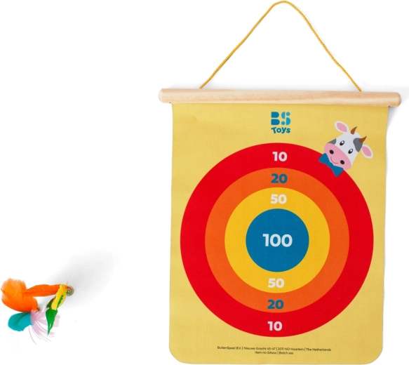Doppelseitige Zielscheibe für noch mehr Spielspaß