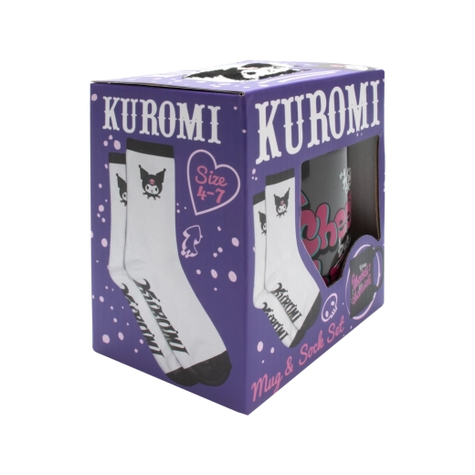 Kuromi Geschenkset: Tasse und Socken