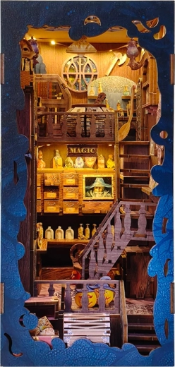 3D-Puzzle Buchstütze – Magische Bibliothek