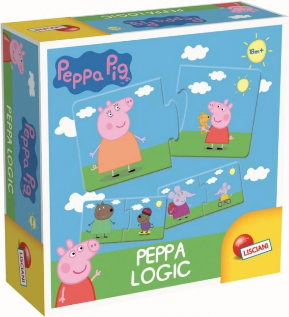 Peppa Pig zweiteiliges Puzzle für die Kleinsten