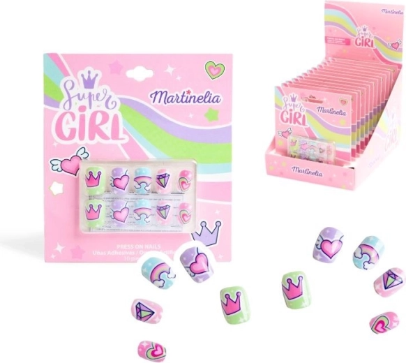 Aufklebbarer Nagellack Super Girl Martinelia