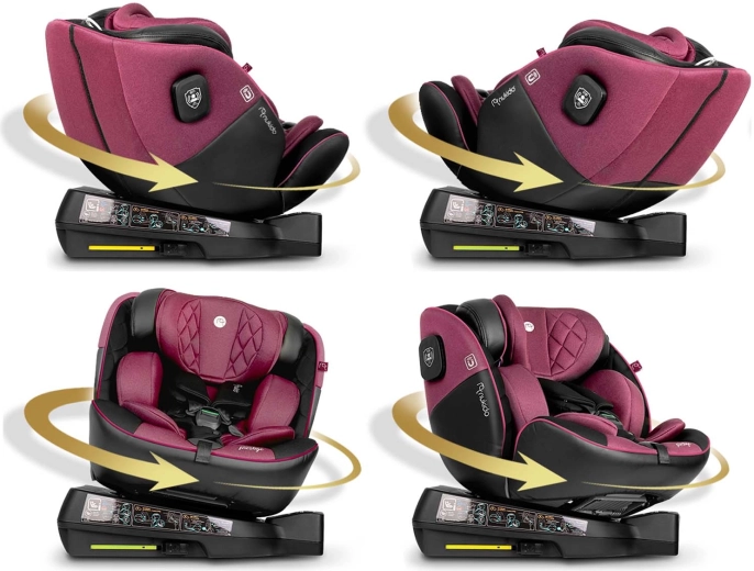 360° drehbare Basis für einfaches Hineinsetzen