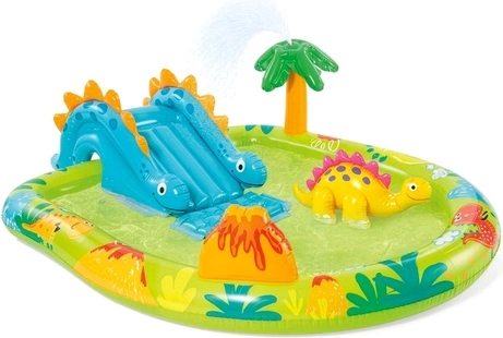 Palme mit Wassersprüher