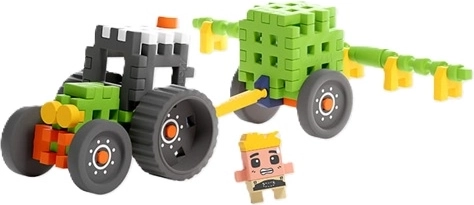 50 flexible Teile + Bauernfigur Andy