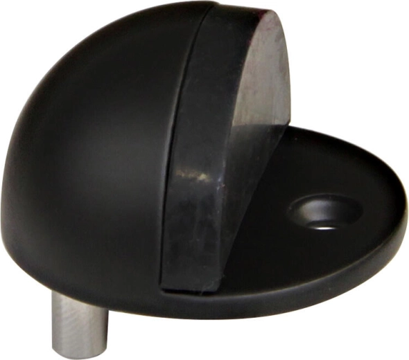 Türstopper aus Edelstahl 43 × 24 mm, matt schwarz
