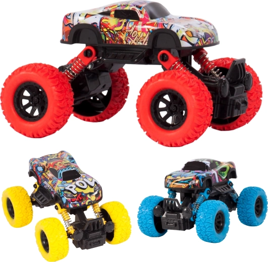 Geländewagen Jeep Monster ohne Batterien – blau
