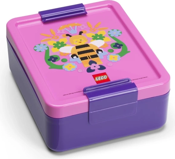 Lego Brotdose Bee – lila