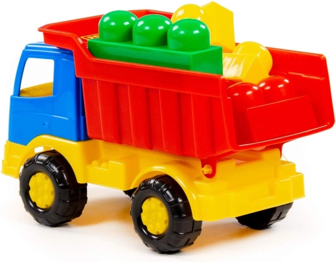 Kippmulde für das Spiel auf der Baustelle