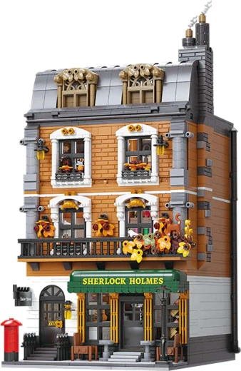 Authentische Architektur der Baker Street 221B