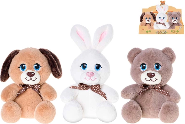Plüschtier 15 cm mit Schleifchen für die Kleinsten