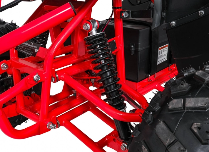 Einstellbare Federung und Geländereifen