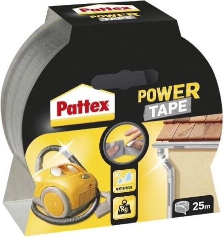 Universelles Textilklebeband 50 mm × 10 m Schwarz Pattex Power Tape