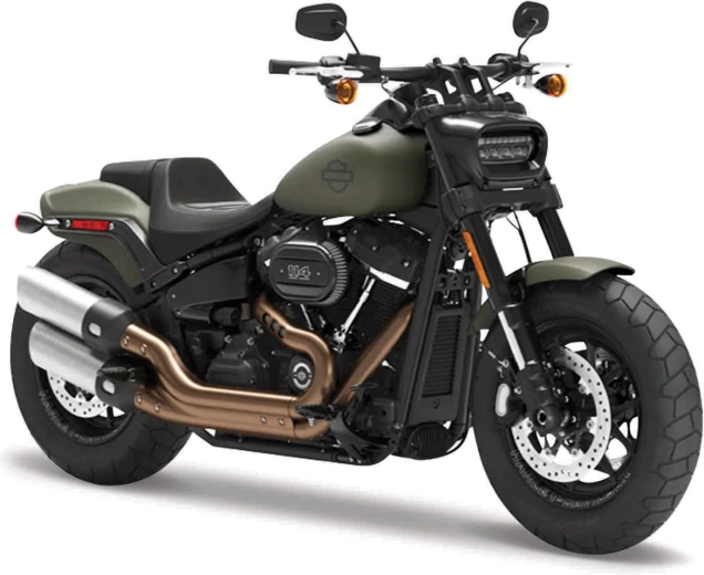 Maisto Harley-Davidson Fat Bob 114 1:18 grün