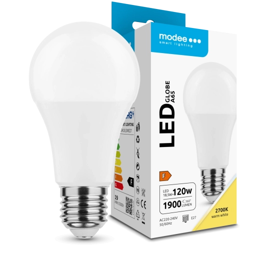 LED-Glühbirne Modee Lighting A65 18,5 W E27 warmweiß 1900 lm