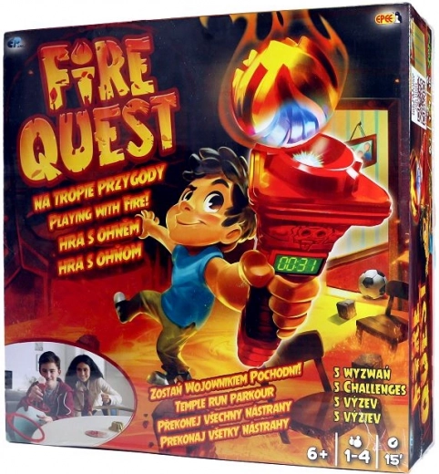 Fire Quest interaktives Abenteuerspiel mit elektronischer Fackel