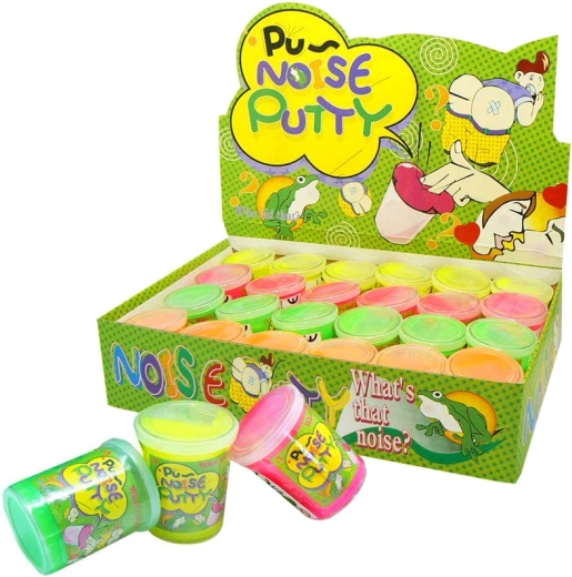 Leuchtende Furz-Knete – mehrere Farben