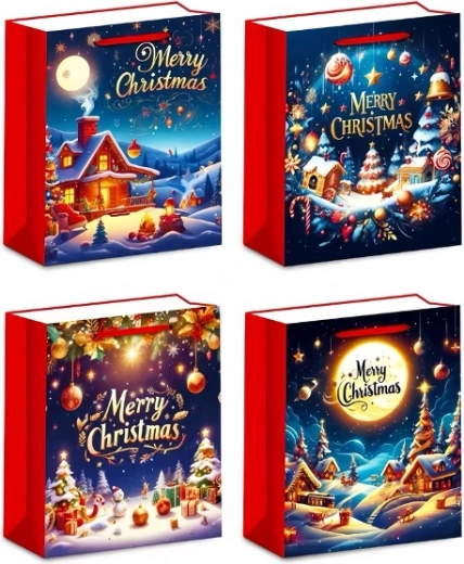 Weihnachtliche Geschenktüte S – 1 Stück