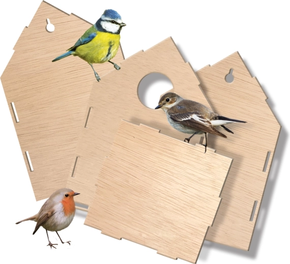 Einfache Bausatz aus Naturholz