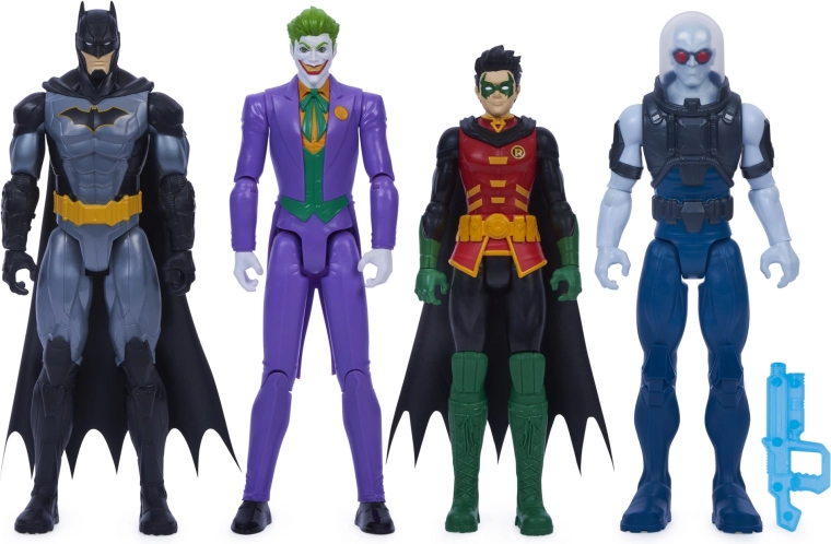 Vier ikonische Charaktere in einer Packung