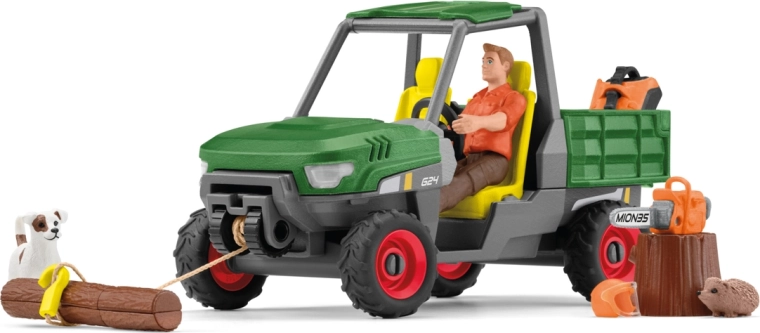 Geländewagen für den Wald mit Seilwinde