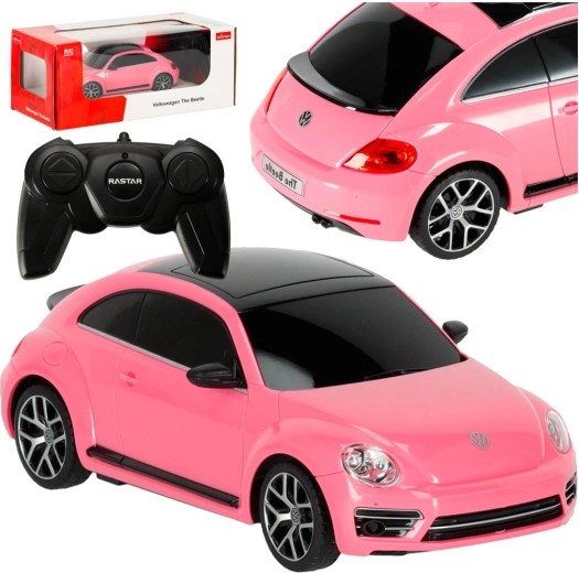Ferngesteuertes Rennauto Rastar Volkswagen Beetle pink