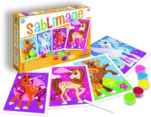 Sentosphere Sablimage mini Sandbilder Einhörner