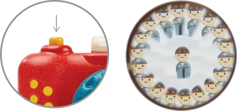 Kaleidoskopische Linse für spielerisches „Fotografieren“