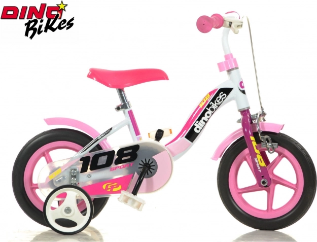 Kinderfahrrad 10" Dino Bikes Girl rosa