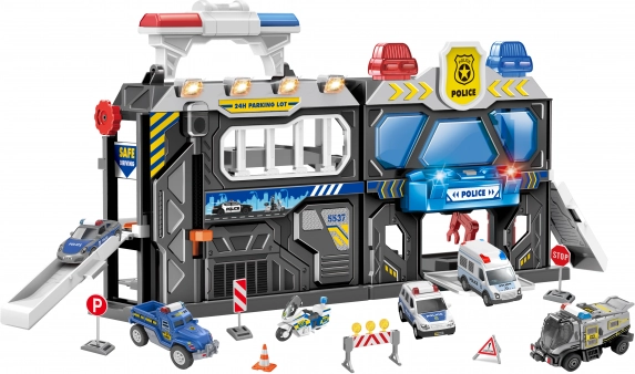 tragbare Polizeistation mit Licht- und Soundeffekten