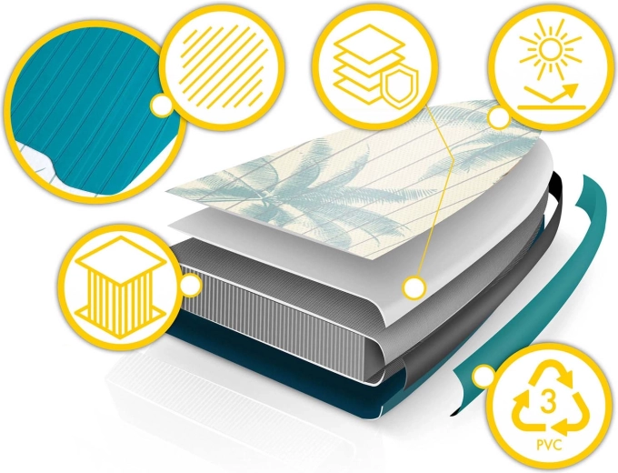 Leichte und steife Drop Stitch Light Konstruktion