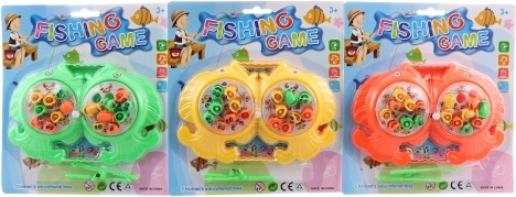 Fischspiel für zwei Spieler mit magnetischen Angeln