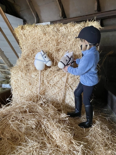 Stabile Holzstange für sicheren Griff