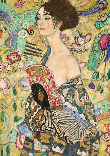 Puzzle Art Collection Dame mit Fächer 1000 Teile