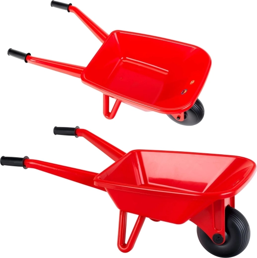 Klein Kinder-Garten-Schubkarre 70 cm, rot