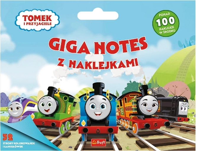Thomas und seine Freunde Giga-Notizbuch mit Stickern