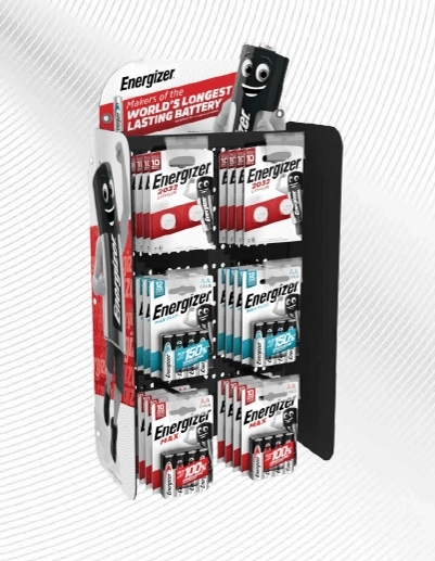 Energizer vertikaler Ständer 2×3 mit Halterung zum Aufhängen an der Stange