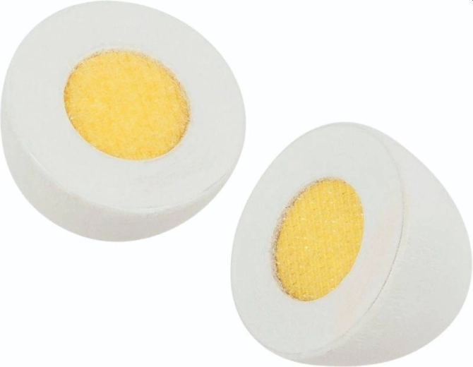 Eier mit Klettverschluss – leichtes „Aufschlagen“