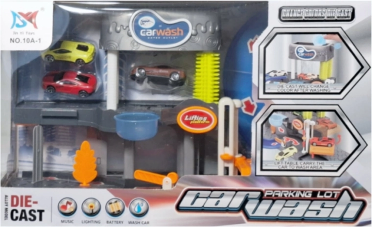 Kinder-Autowaschanlage mit Licht und Sound