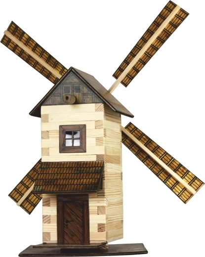 Detailreiches Windmühlenmodell